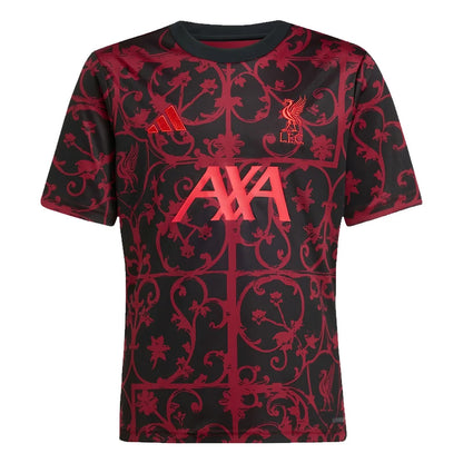 2025-2026 Liverpool Pre-Match Shirt (Black) - Kids_1