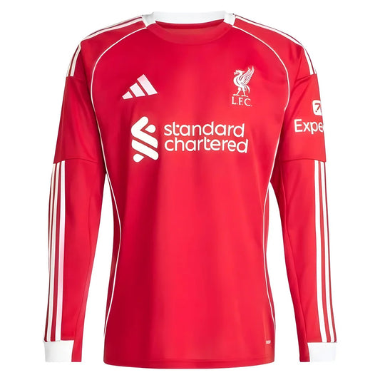 2025-2026 Liverpool Long Sleeve Home Shirt_2