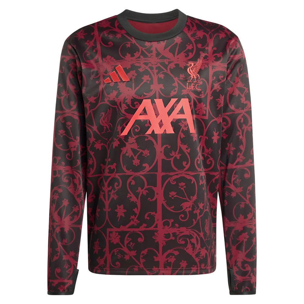 2025-2026 Liverpool Pre-Match Warm Top (Black)_2