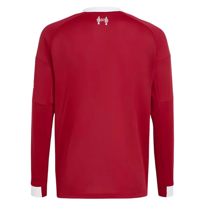 2025-2026 Liverpool Long Sleeve Home Shirt (Kids)_2
