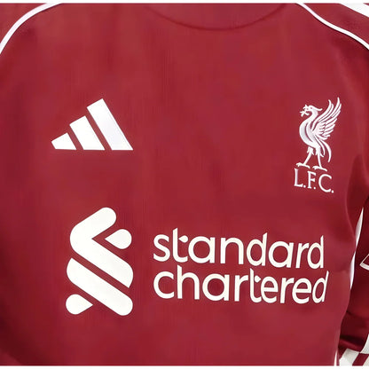 2025-2026 Liverpool Long Sleeve Home Shirt (Kids)_2