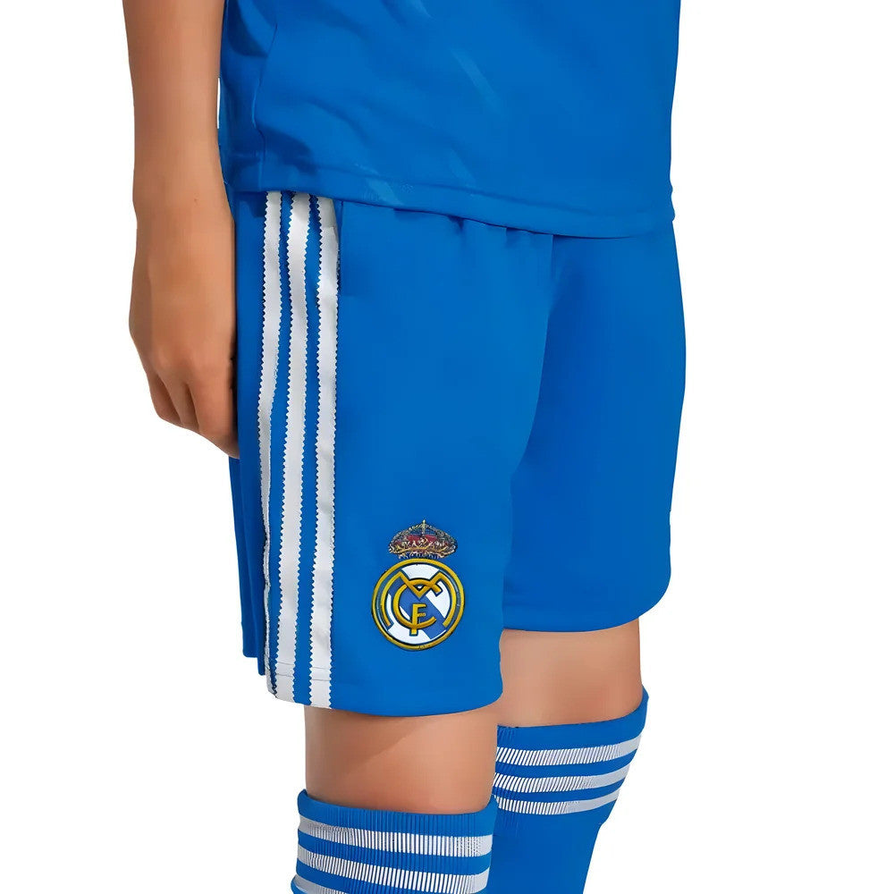 2025-2026 Real Madrid Third Shorts (Blue) - Kids_1