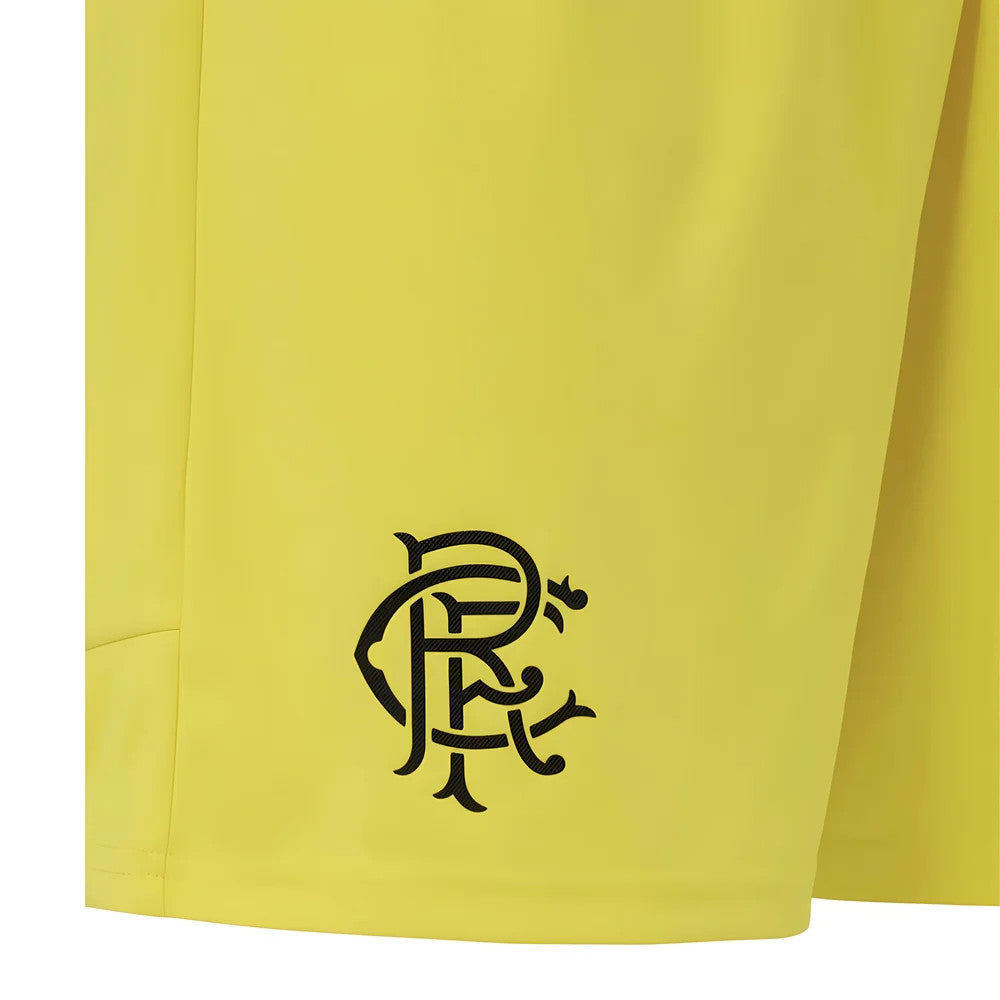2025-2026 Rangers Goalkeeper Home Shorts (Yellow) - Kids_2