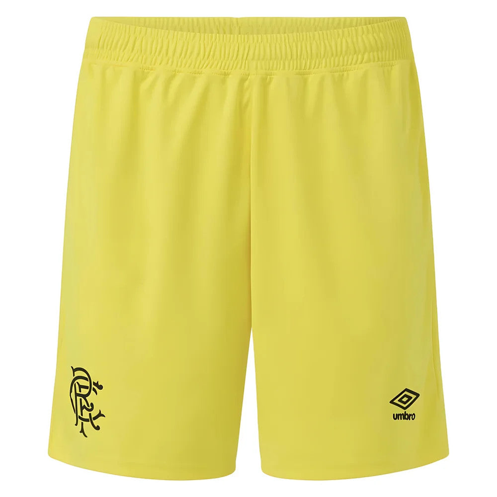 2025-2026 Rangers Goalkeeper Home Shorts (Yellow) - Kids_2