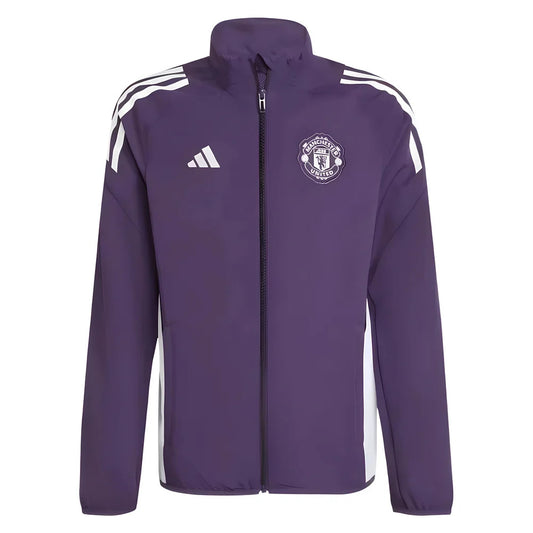 2025-2026 Man Utd Presentation Jacket (Aurora Plum) - Kids_2