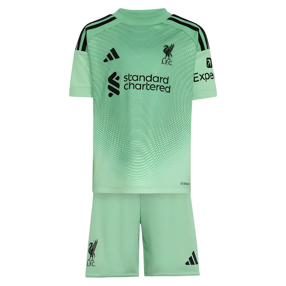 2025-2026 Liverpool Home Goalkeeper Mini Kit_3