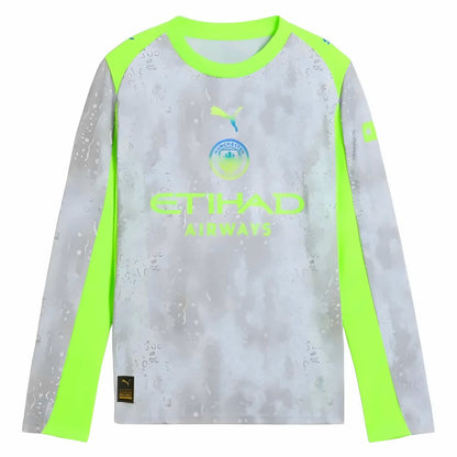 2025-2026 Man City Long Sleeve Third Shirt (Kids)_3