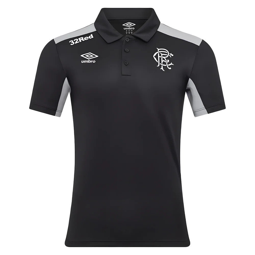 2025-2026 Rangers Presentation Poly Polo Shirt (Caviar)_1