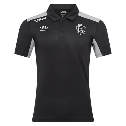 2025-2026 Rangers Presentation Poly Polo Shirt (Caviar)_1