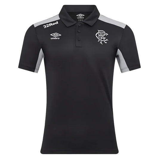 2025-2026 Rangers Presentation Poly Polo Shirt (Caviar)_1