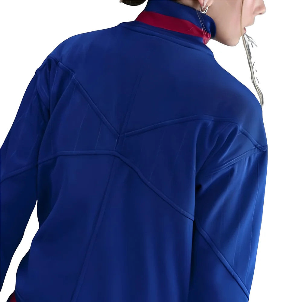 2025-2026 Barcelona Academy Pro Anthem Jacket (Blue) - Kids_3