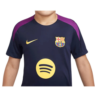 2025-2026 Barcelona Strike Training Shirt (Purple) - Kids_2