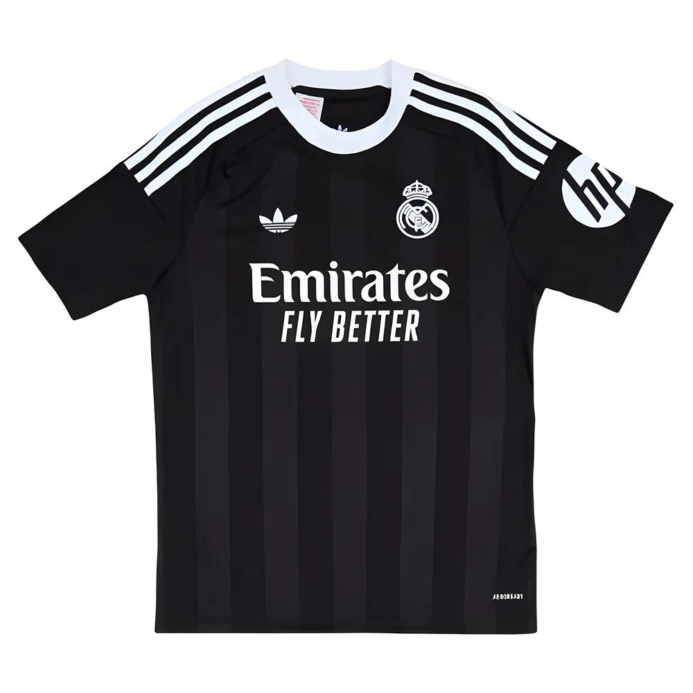2025-2026 Real Madrid Third Goalkeeper Youth Kit (Black)_2