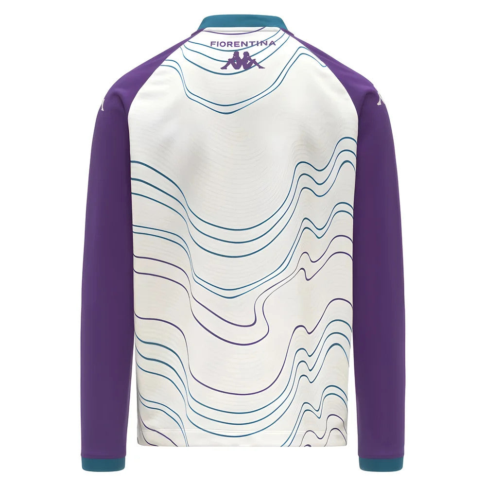 2025-2026 Fiorentina Pre Match Sweat Top (White-Violet)_2