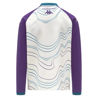 2025-2026 Fiorentina Pre Match Sweat Top (White-Violet)_2