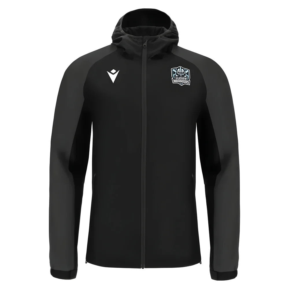 2025-2026 Glasgow Warriors Training Rain Jacket (Black)_3