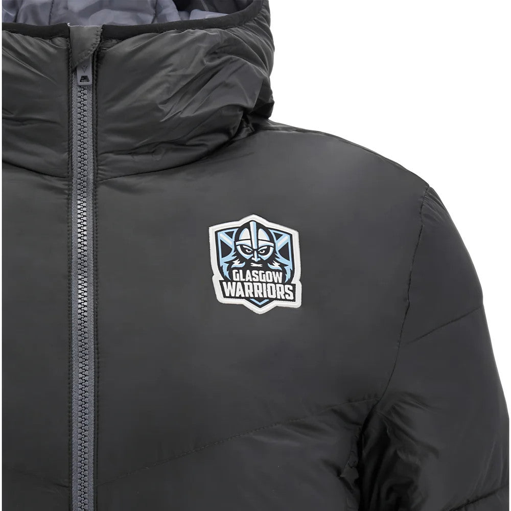 2025-2026 Glasgow Warriors Hooded Bomber Jacket (Black)_3
