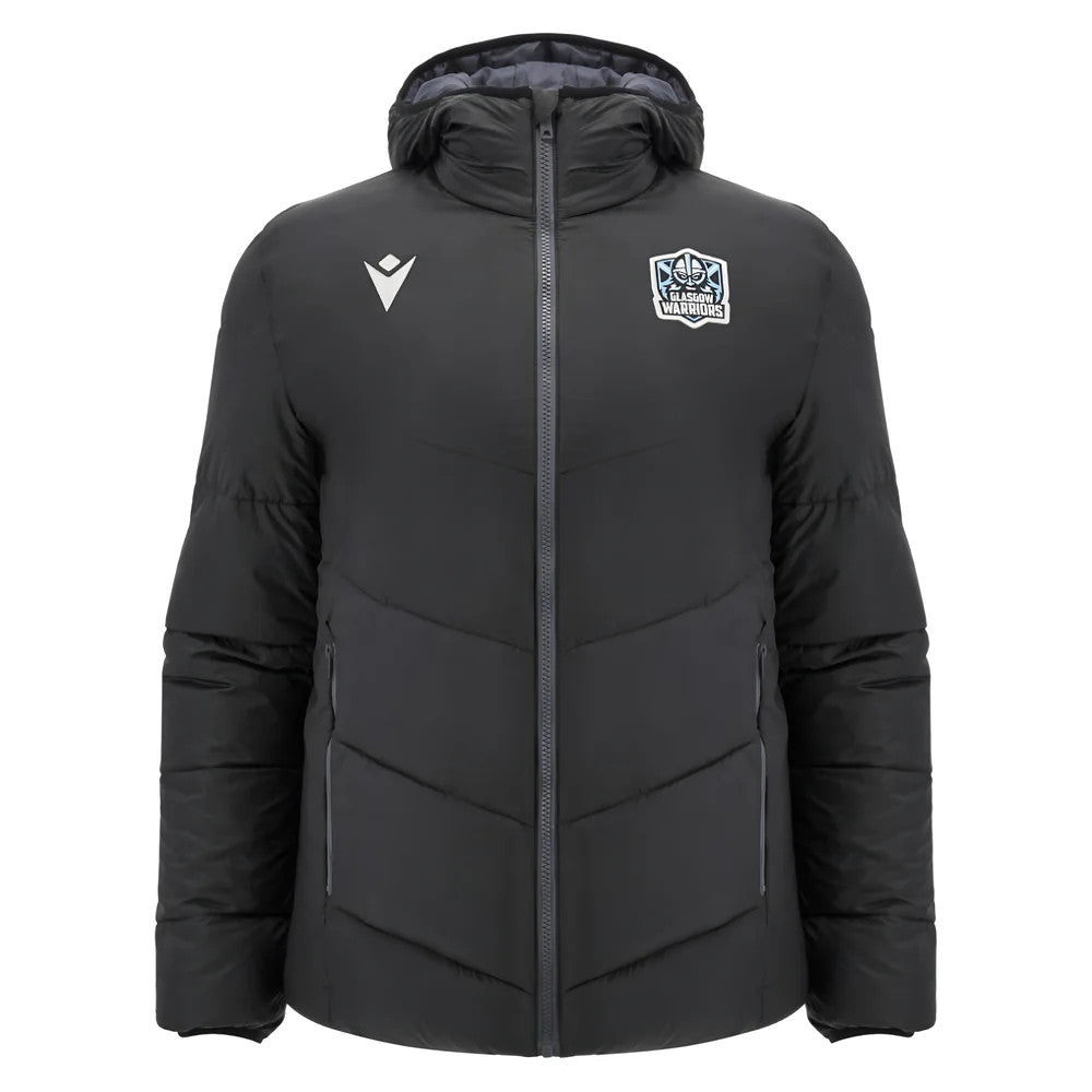 2025-2026 Glasgow Warriors Hooded Bomber Jacket (Black)_3