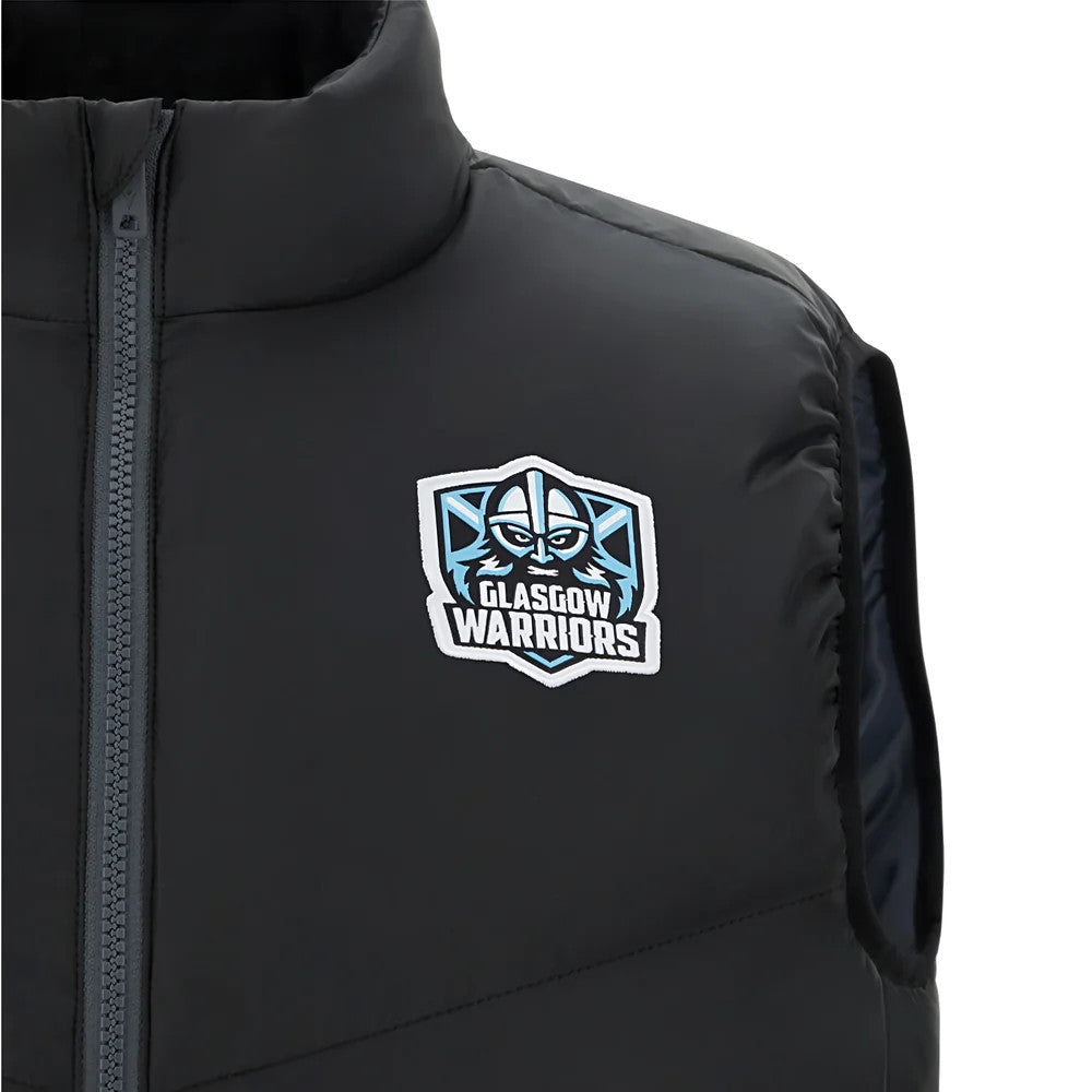 2025-2026 Glasgow Warriors Rugby Padded Gilet (Black)_3
