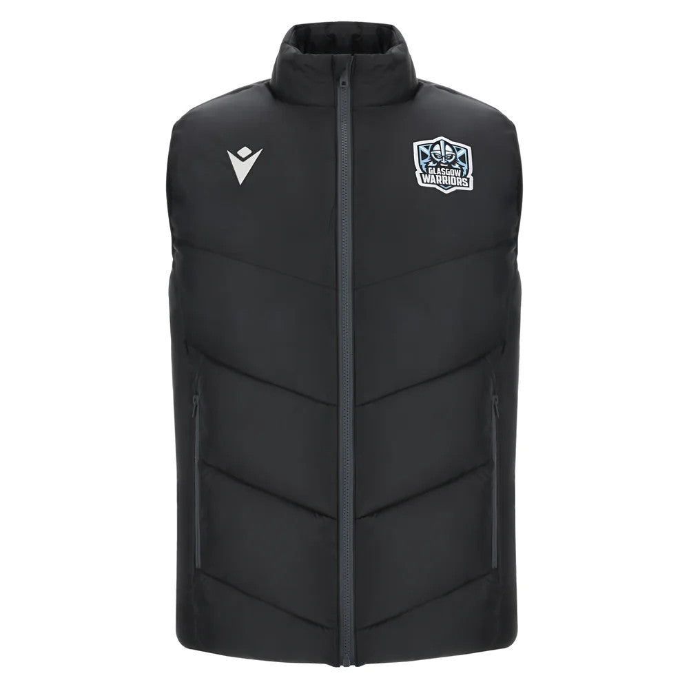 2025-2026 Glasgow Warriors Rugby Padded Gilet (Black)_3