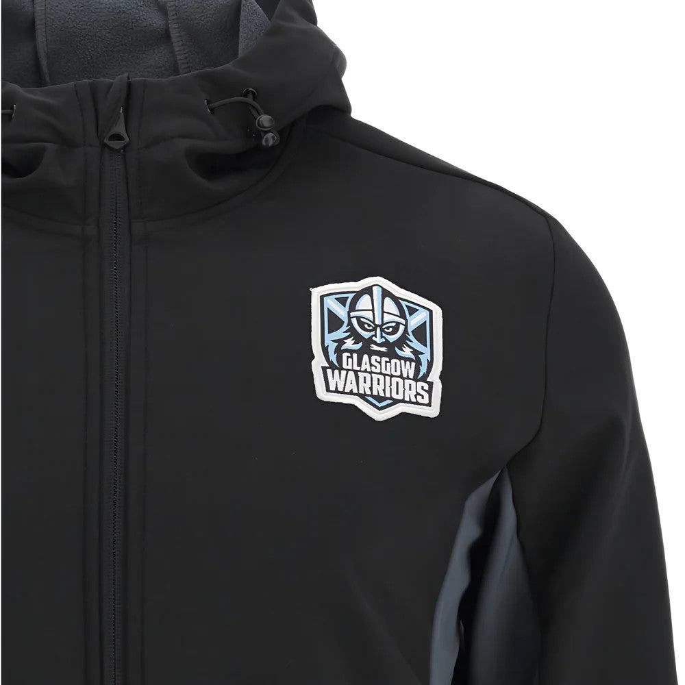 2025-2026 Glasgow Warriors Rugby Softshell (Black)_3