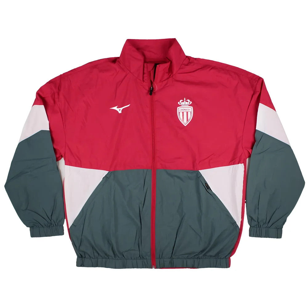 2025-2026 AS Monaco Retro Woven Jacket (Red)_1