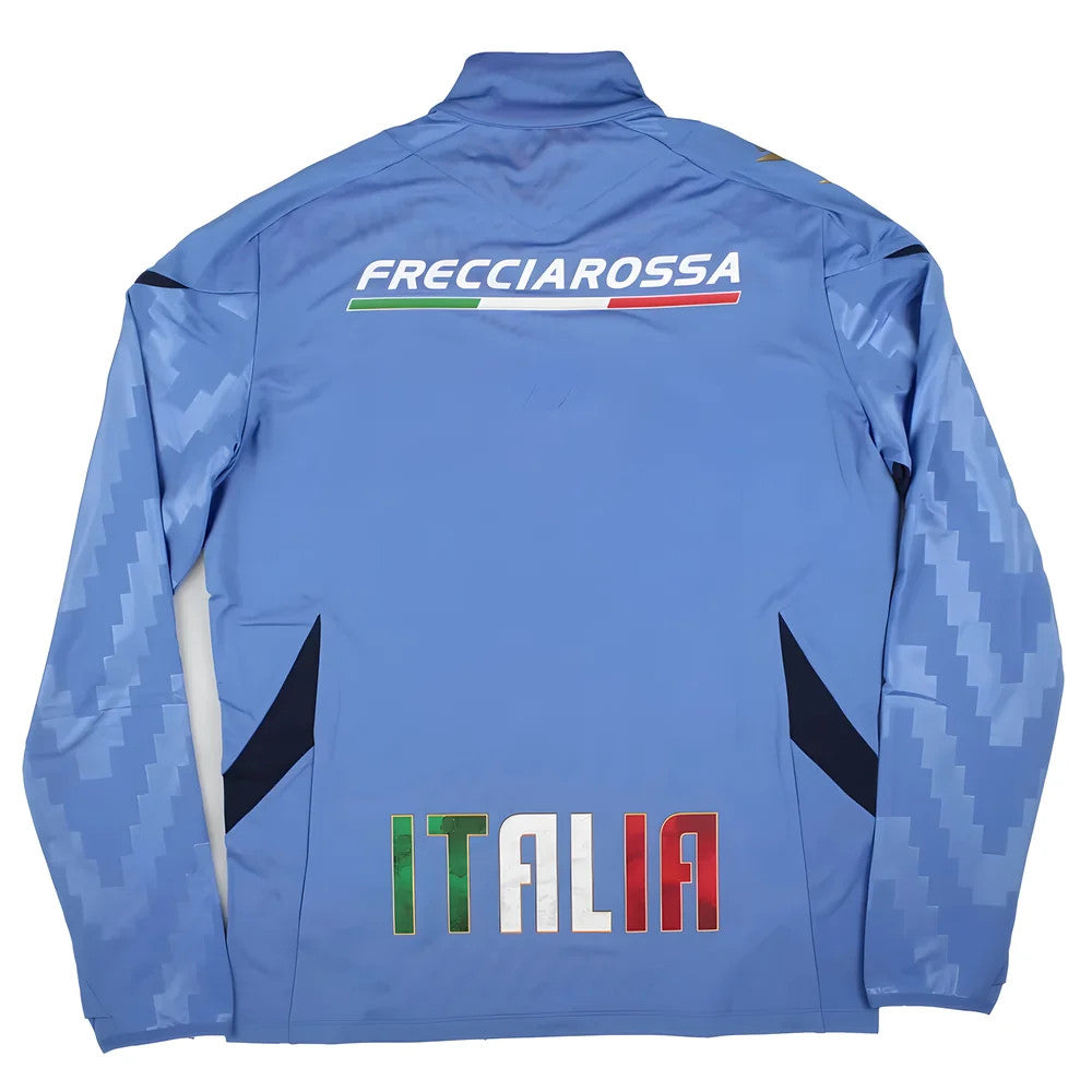 2025-2026 Italy FIR Rugby Training Half Zip Top (Blue)_1