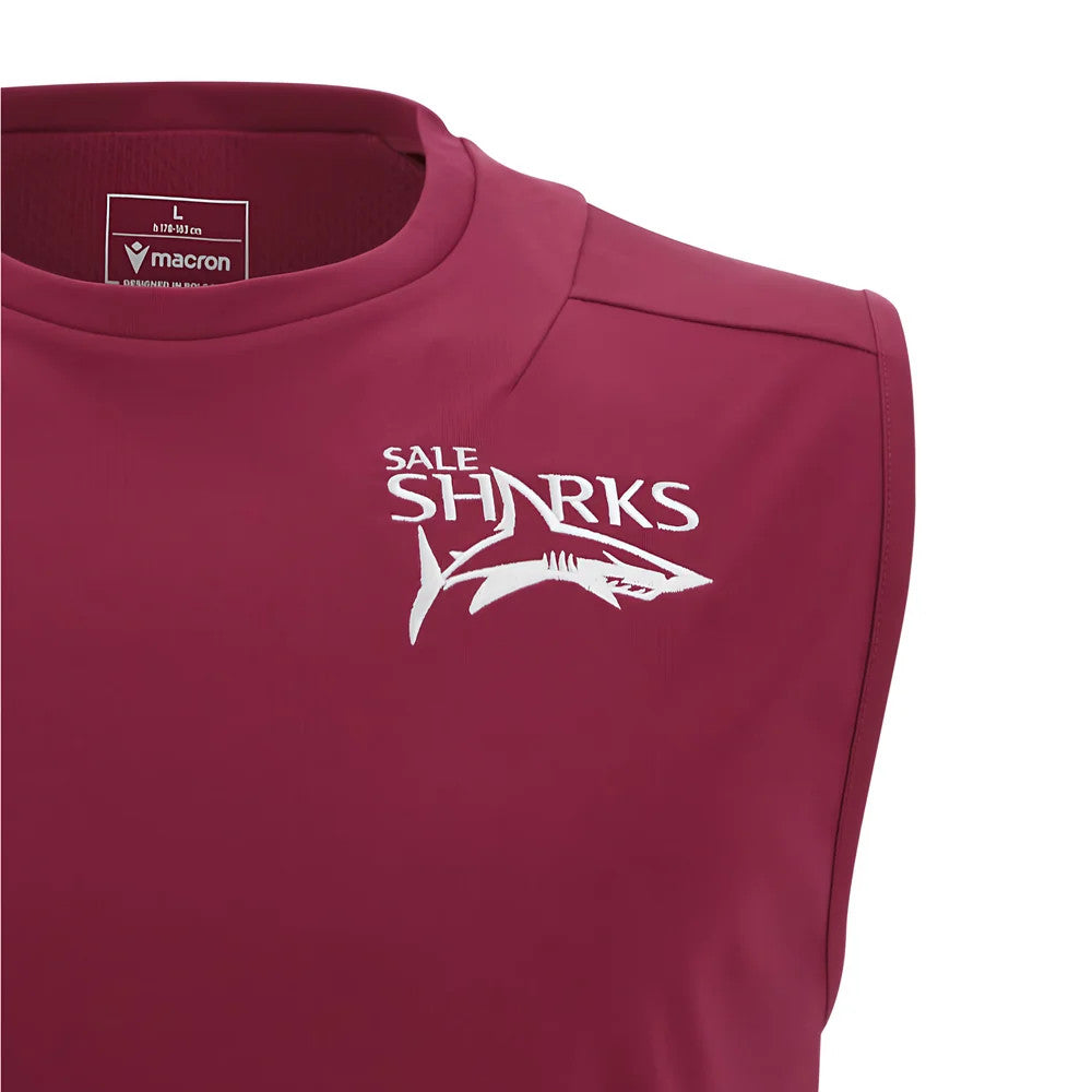 2025-2026 Sale Sharks Training Poly Sleeveless Shirt_3
