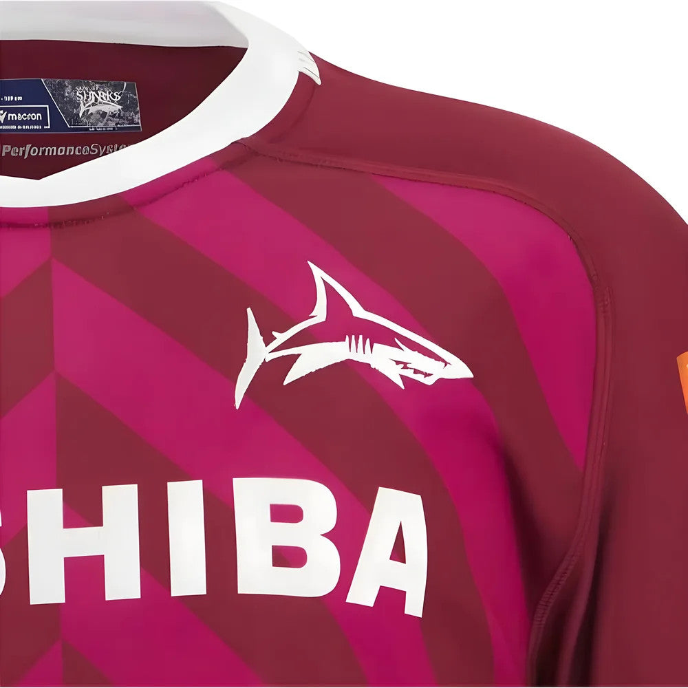 2025-2026 Sale Sharks Away Rugby Shirt (Kids)_3