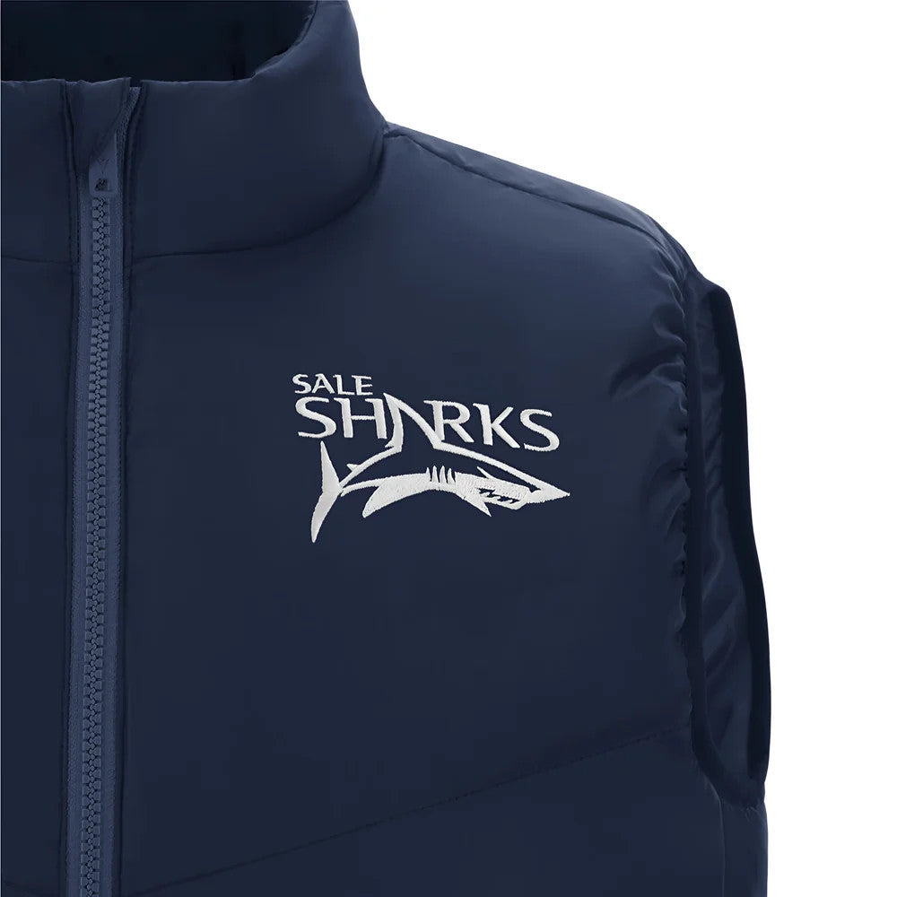 2025-2026 Sale Sharks Padded Gilet (Navy)_3