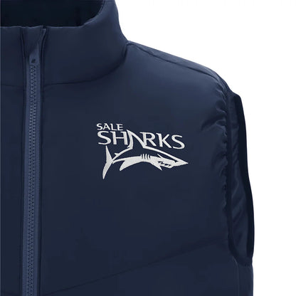 2025-2026 Sale Sharks Padded Gilet (Navy)_3