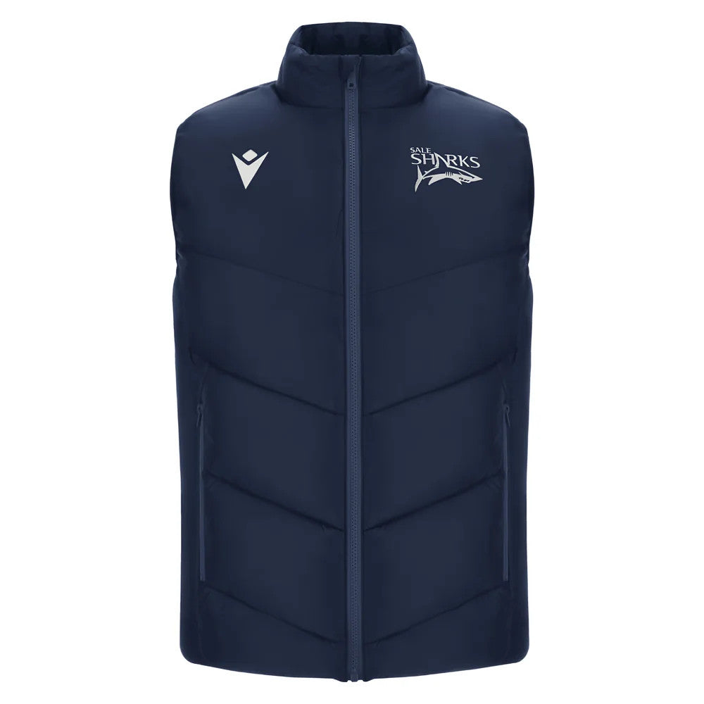 2025-2026 Sale Sharks Padded Gilet (Navy)_3