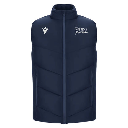 2025-2026 Sale Sharks Padded Gilet (Navy)_3