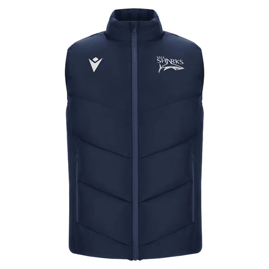 2025-2026 Sale Sharks Padded Gilet (Navy)_3