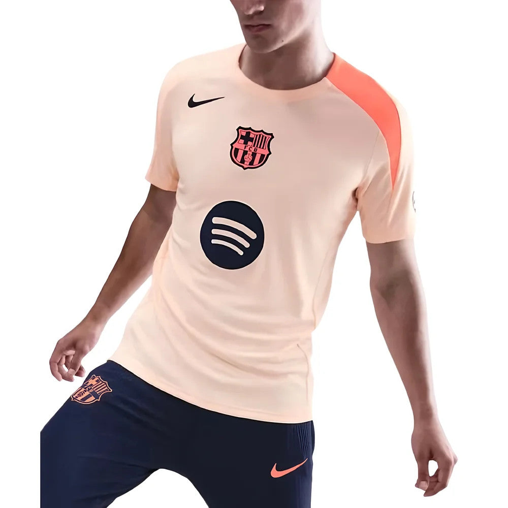 2025-2026 Barcelona Third T90 Strike Dri-Fit Shirt (Orange)_1