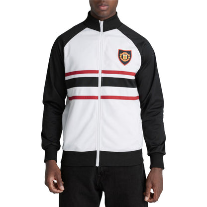 Man Utd 1999 Away Inspired Retro Track Jacket (White)_0
