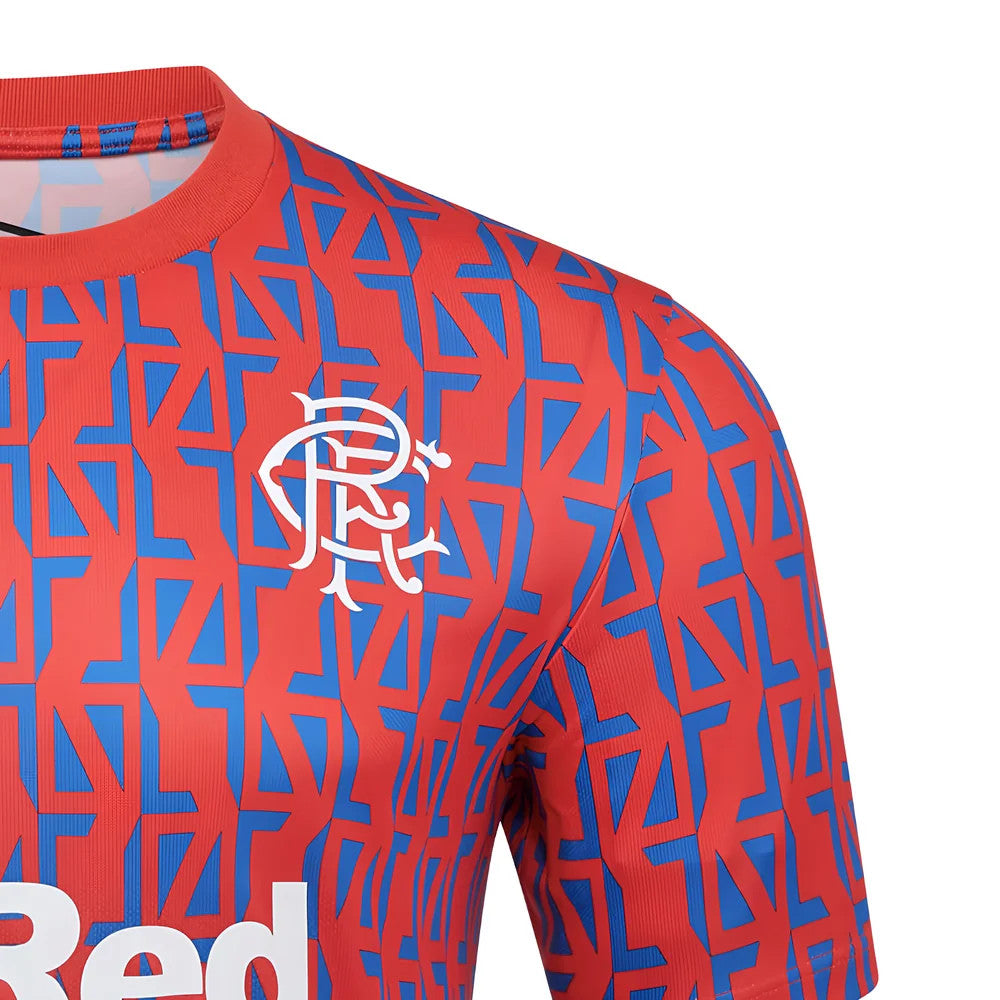 2025-2026 Rangers Away Pre-Match Tee (Flame Scarlet)_3