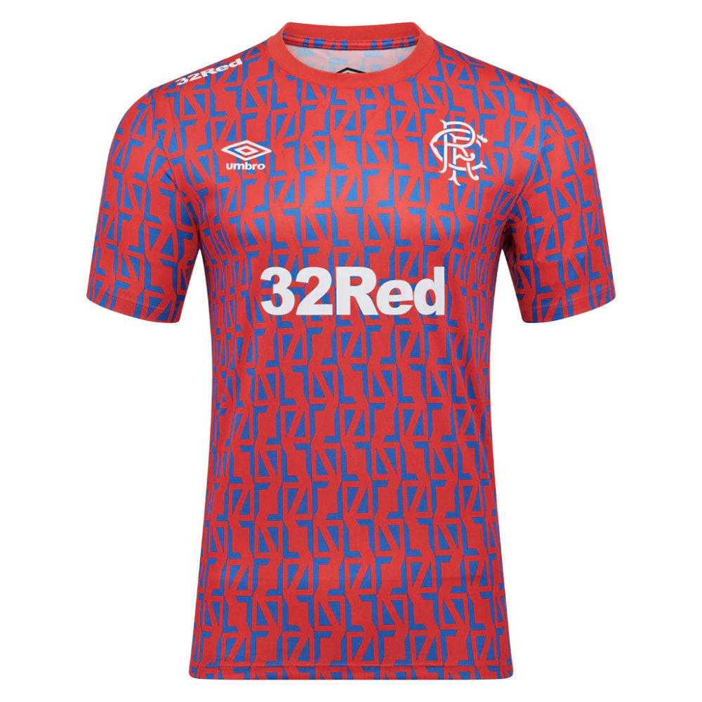2025-2026 Rangers Away Pre-Match Tee (Flame Scarlet)_3