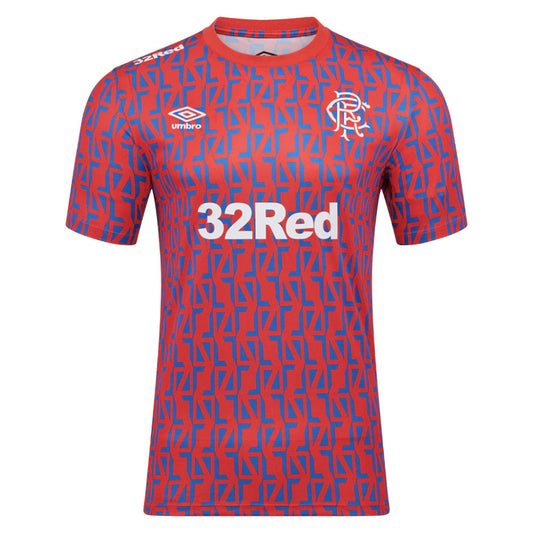 2025-2026 Rangers Away Pre-Match Tee (Flame Scarlet)_3