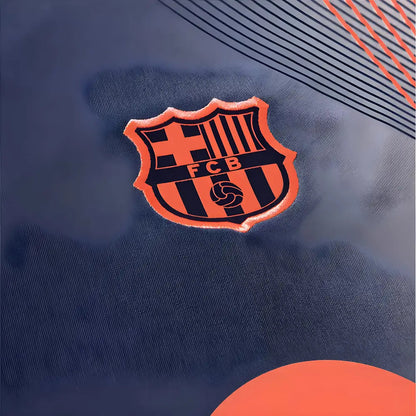 2025-2026 Barcelona T90 Third Dri-Fit Pre-Match Shirt (Navy)_3