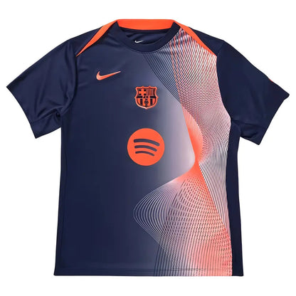 2025-2026 Barcelona T90 Third Dri-Fit Pre-Match Shirt (Navy)_3