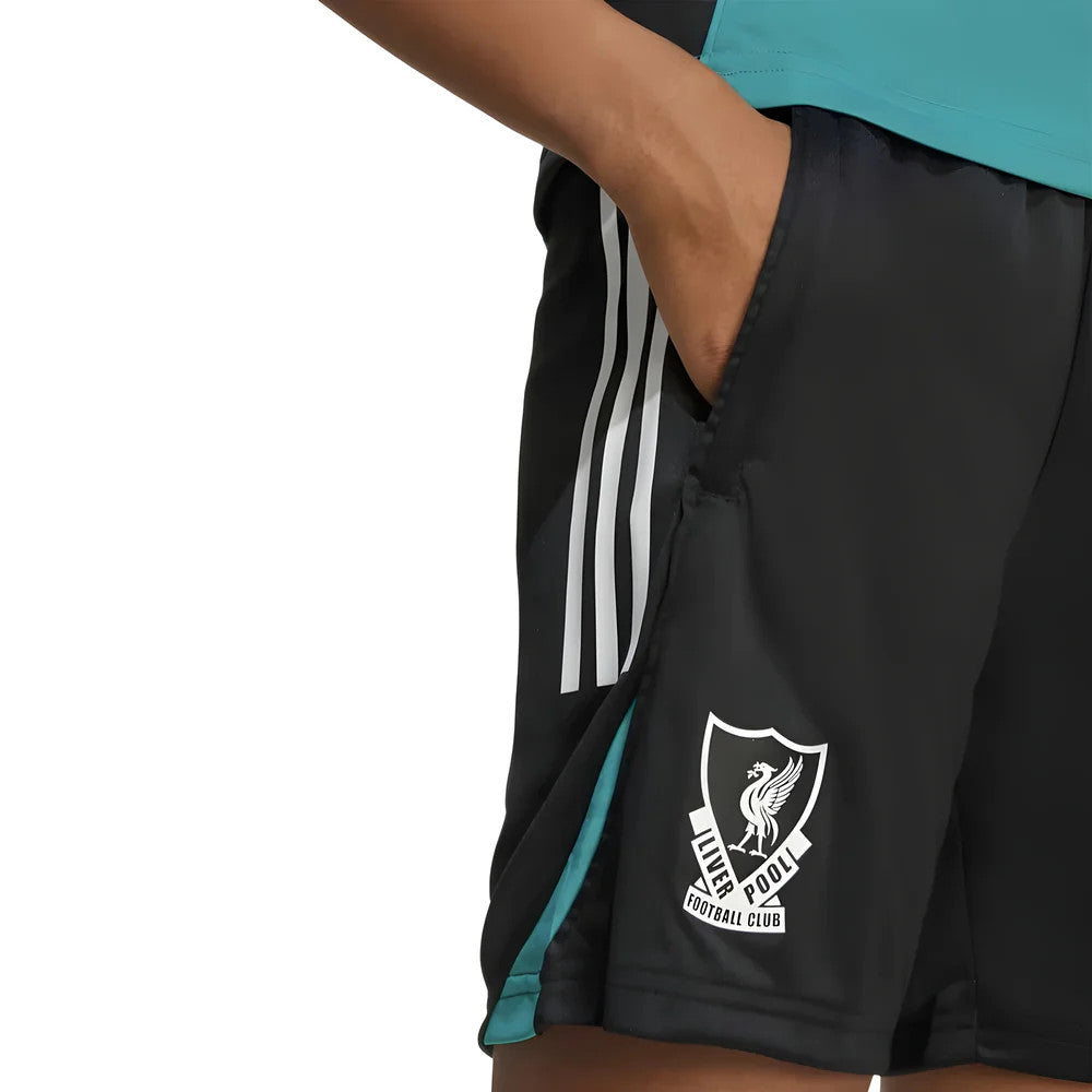 2025-2026 Liverpool EU Training Shorts (Black) - Kids_3