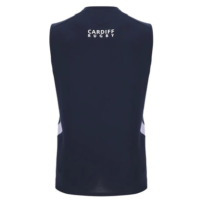 2025-2026 Cardiff Blues Training Poly Sleeveless Shirt (Navy)_3