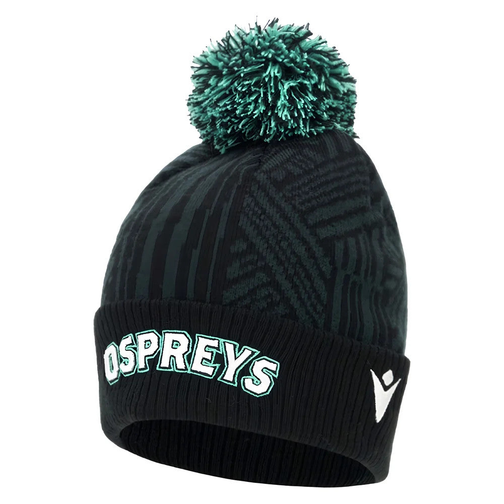 2025-2026 Ospreys Rugby Custom Pom Pom Beanie (Black)_3