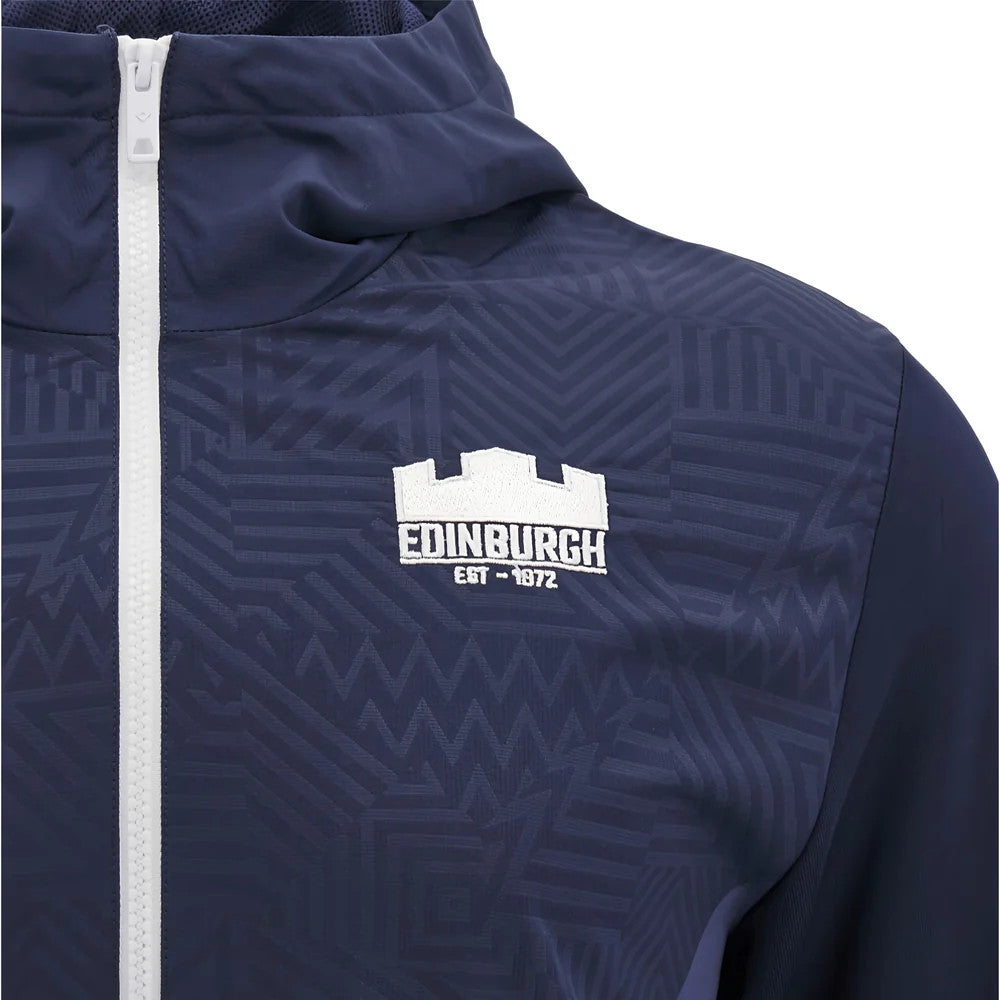2025-2026 Edinburgh Rugby Hooded Warm Up Jacket (Navy)_3
