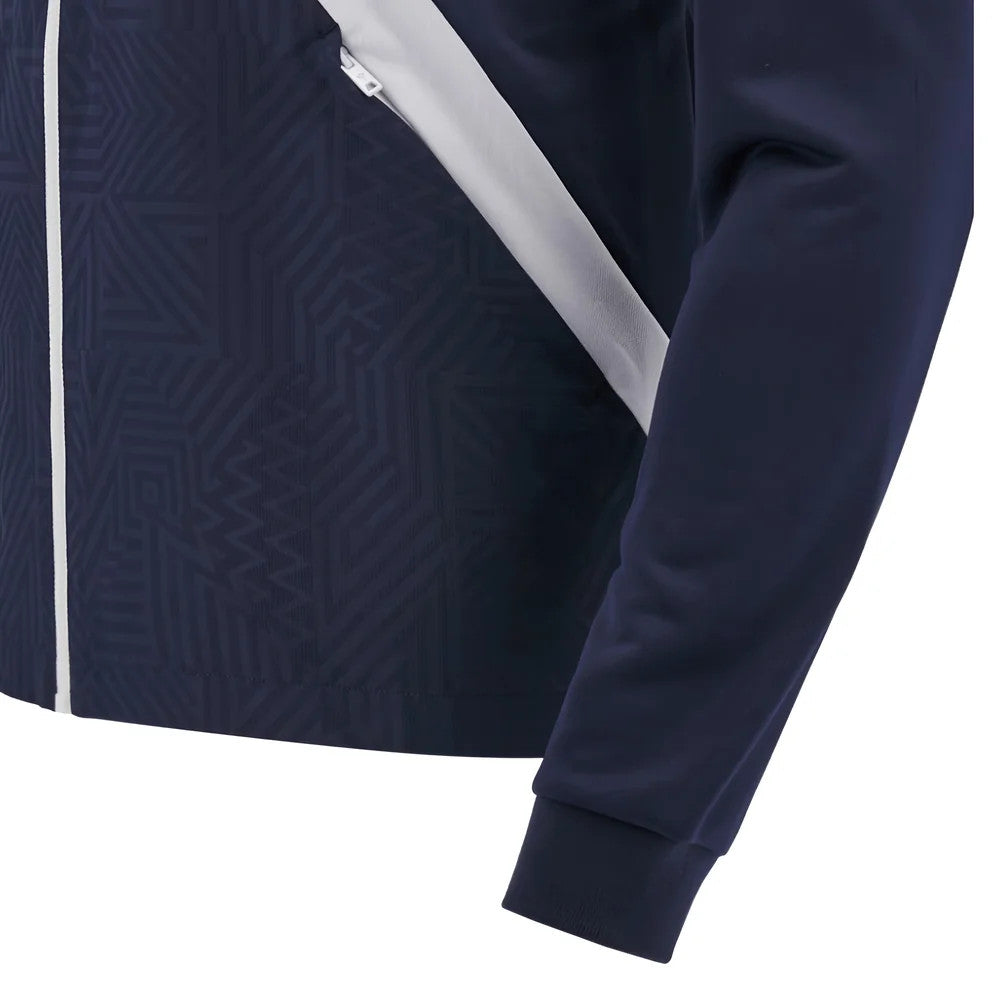 2025-2026 Edinburgh Rugby Hooded Warm Up Jacket (Navy)_3