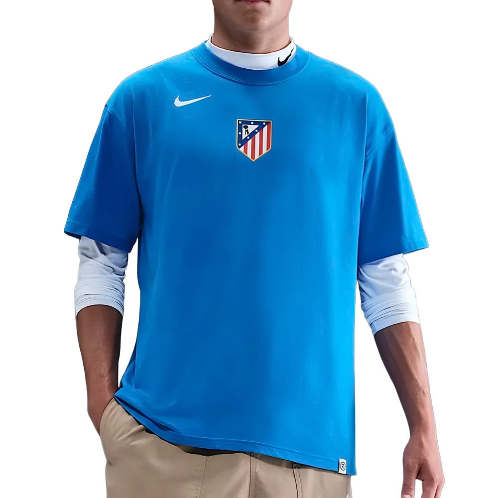 2025-2026 Atletico Madrid Total 90 Football T-Shirt (Blue)_3