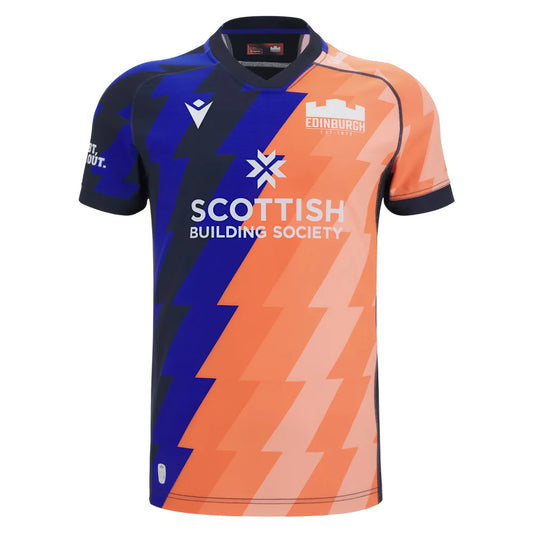 2025-2026 Edinburgh Rugby Training Jersey (Orange-Blue)_3