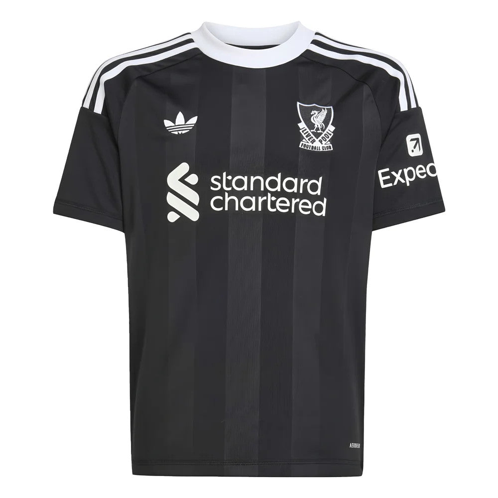 2025-2026 Liverpool Third Goalkeeper Shirt (Black) - Kids_1