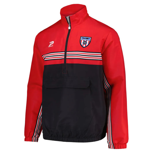 1986-1987 Sunderland Home Retro Track Jacket (Red)_1